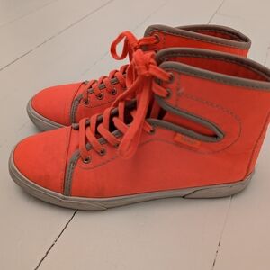 Vans Orange High-Top Sneakers